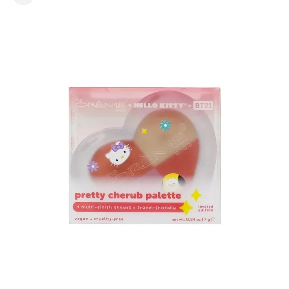 The Crème Shop Pretty Cherub Palette - Limited Edition 4 multi - finish shades